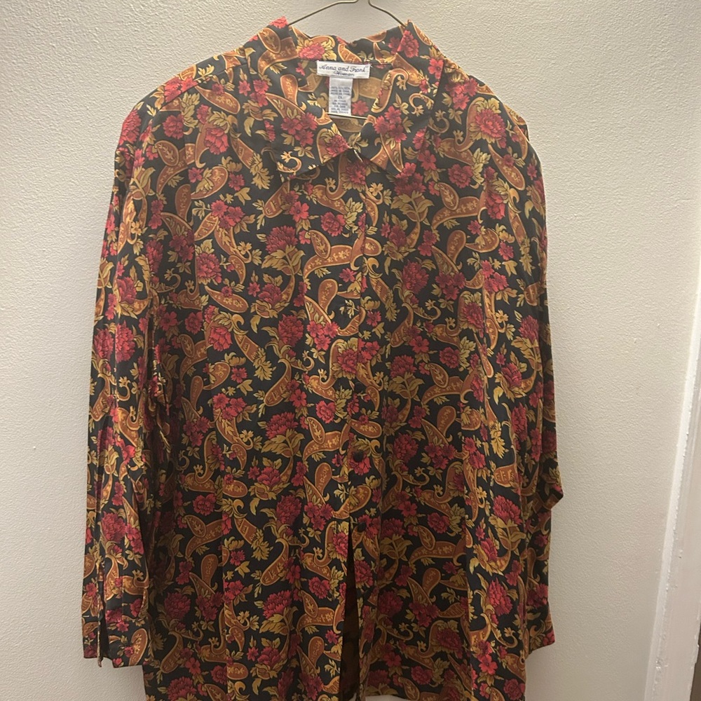 Late 1990s Anna and Frank button down shirt